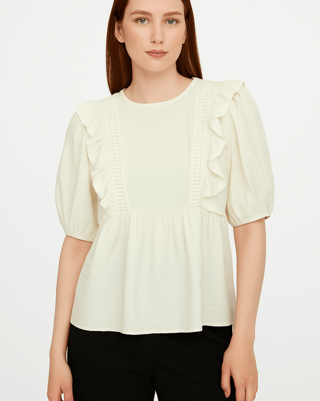 Bluse von JDY Weiß - Tiz Mode