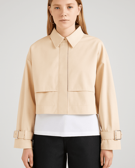Calvin Klein Jacke Beige – Größe 40 (L) - Tiz Mode