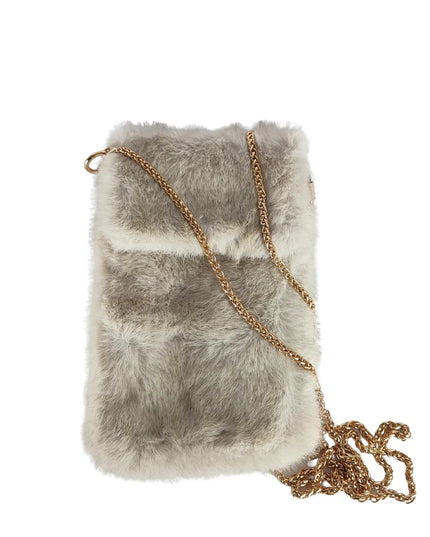 Damen - accessoire – Fell - Umhängetasche – 13×21×4 cm - Tiz Mode