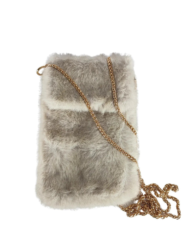 Damen - accessoire – Fell - Umhängetasche – 13×21×4 cm - Tiz Mode