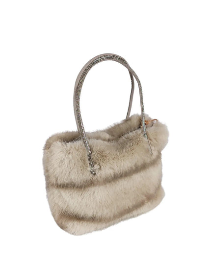 Damen - Accessoire – Kunstfell - Handtasche – Neue Kollektion - Tiz Mode