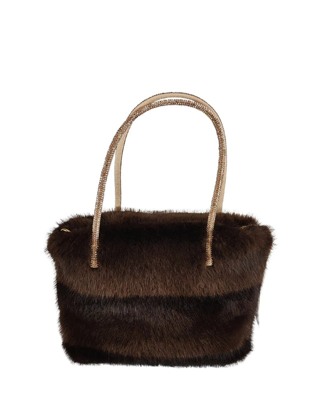 Damen - Accessoire – Kunstfell - Handtasche – Neue Kollektion - Tiz Mode