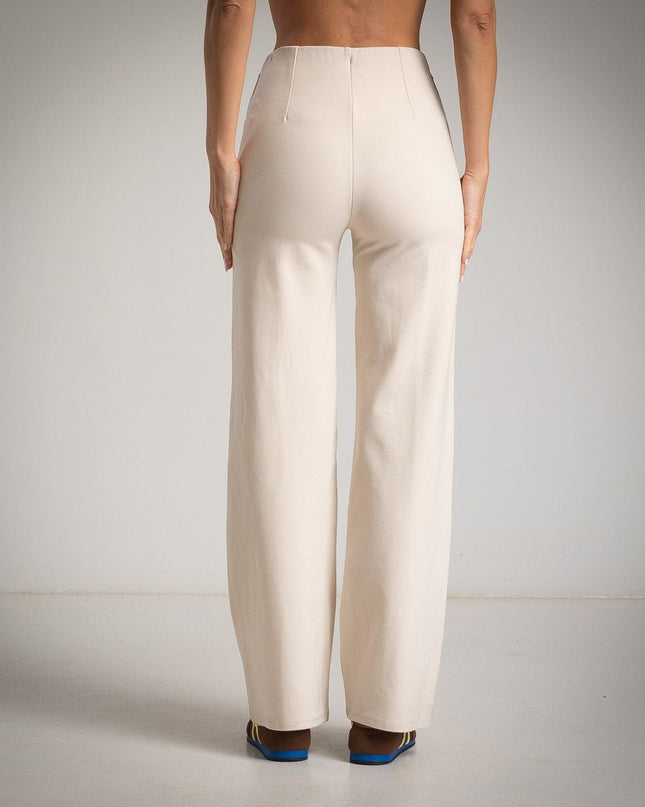 Damen - Hose mit 4 Zierknöpfen premium - Tiz Mode