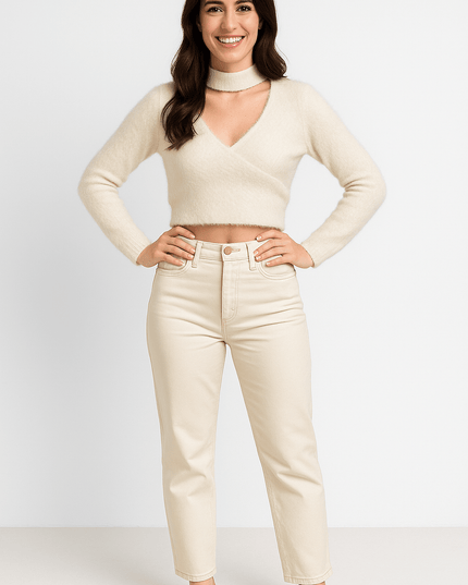 Jeans in Offwhite – Weekday - Tiz Mode